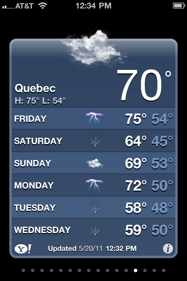 Quebec weather from GoToby.com